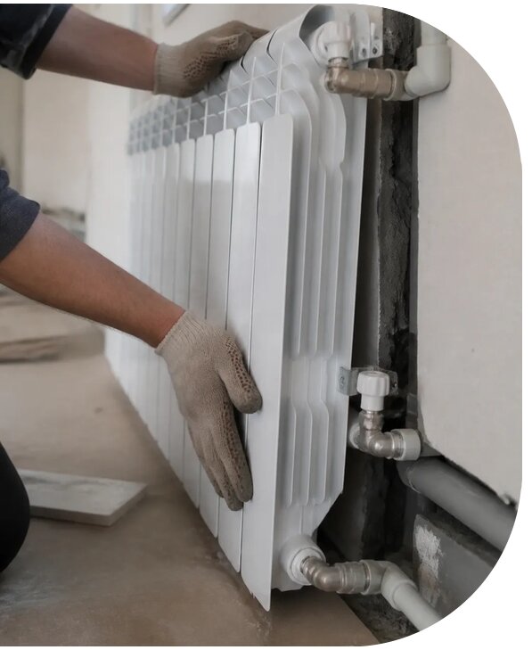 Монтаж радиаторного отопления в частном доме в Пугачёве
